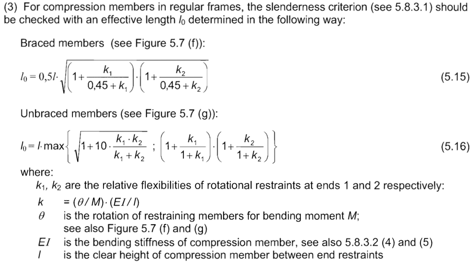 EC2 5.16 and 5.17 formulas