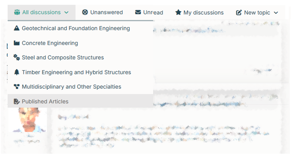 organisation des discussions sur openlab